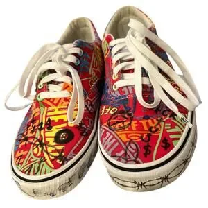 Vans | Shoes | Vans Custom Sneakers With A Graffitistyle 